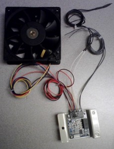 Solar Window Heater Fan with Controller